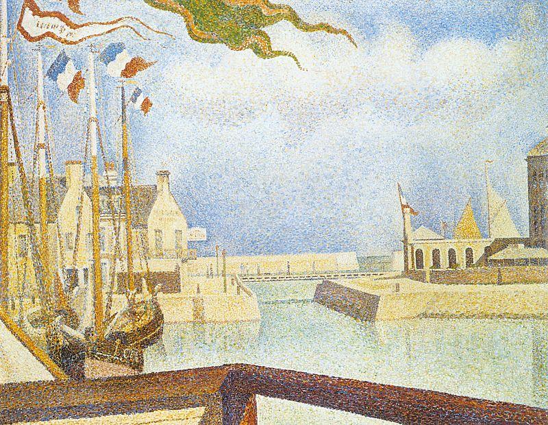 Georges Seurat Port en Bessin, Sunday Germany oil painting art